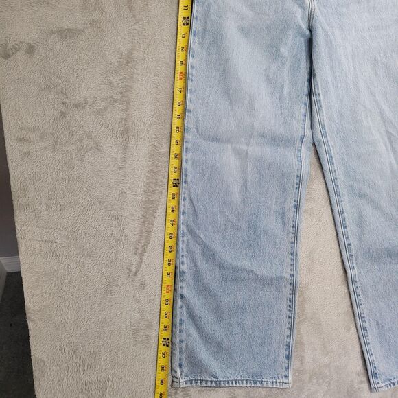 Levi's High Waisted Straight Jeans Womens 27x29 Blue Light Wash High Rise Denim - Picture 8 of 15